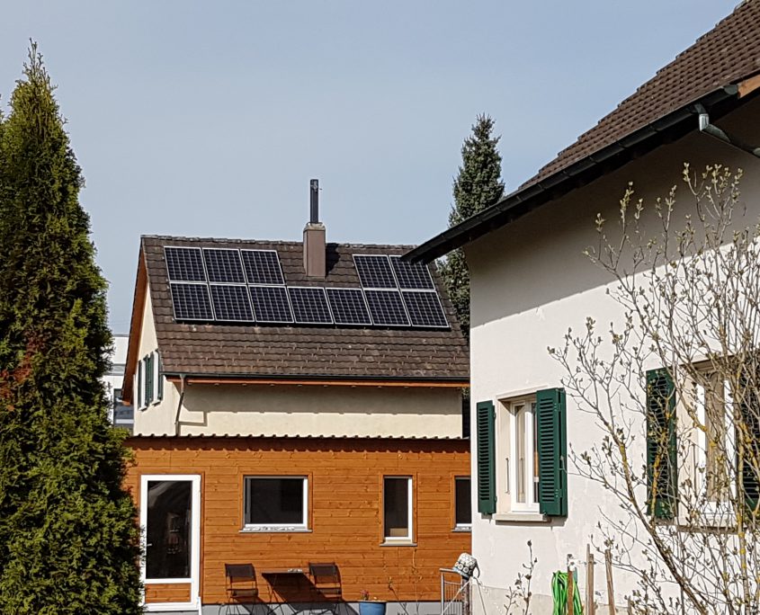 Solaranlage Einfamilienhaus Soleis AG