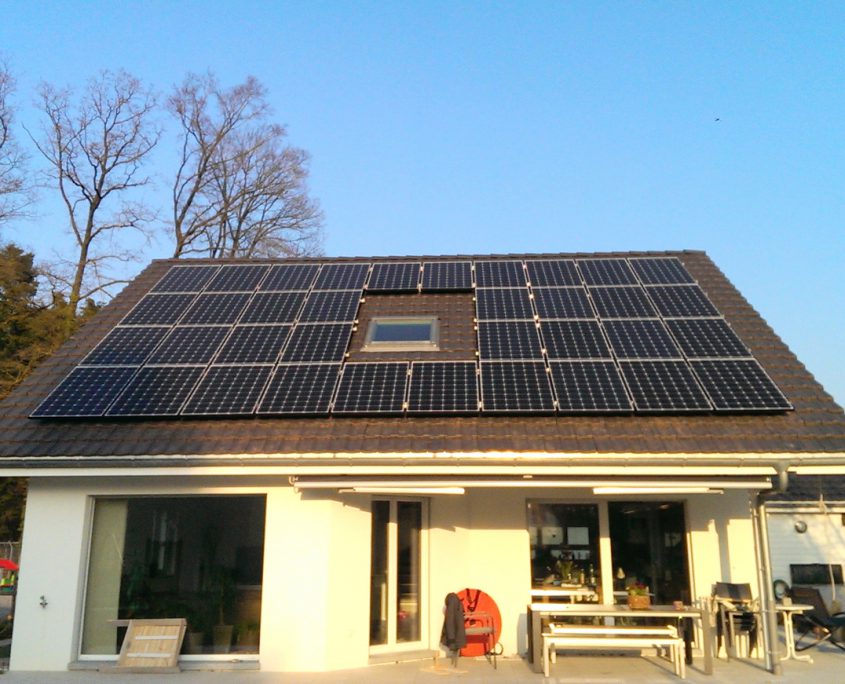 Photovoltaik Einfamilienhaus Soleis AG