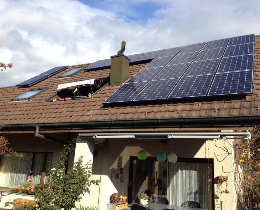 Photovoltaik Solar Einfamilienhaus Soleis AG